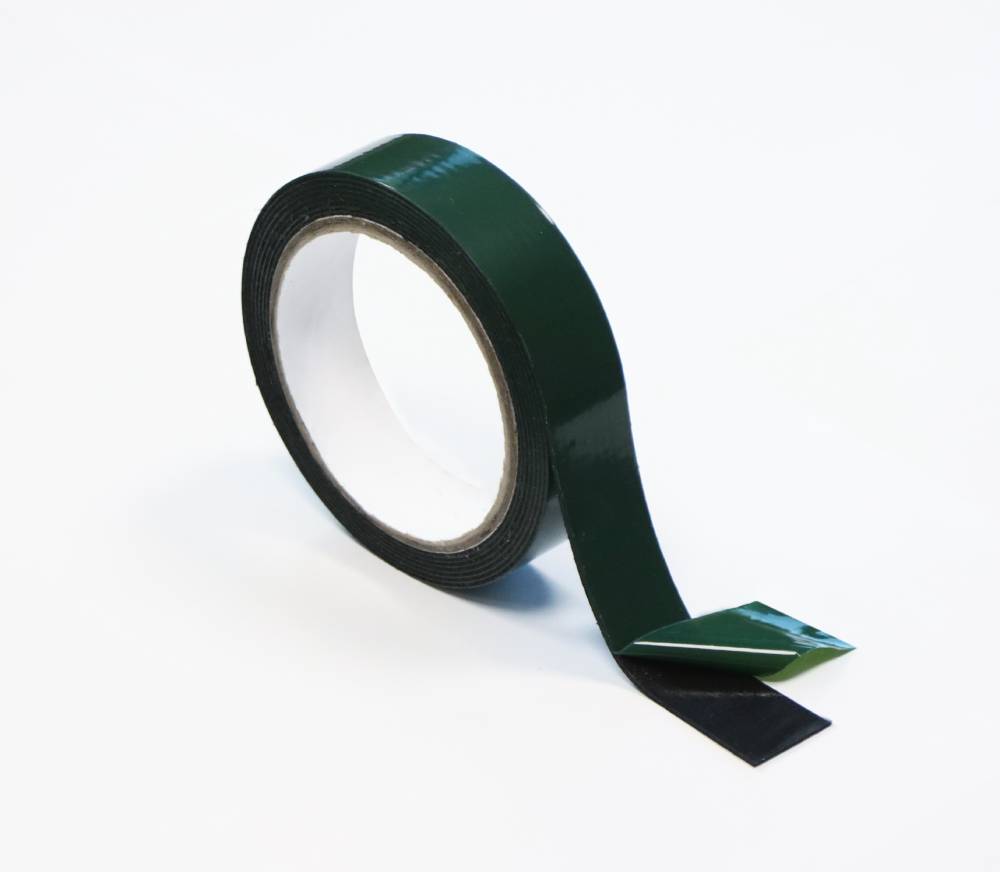 Akser Yeşil-Siyah Köpük Bant (Yeşil Polietilen Liner) 18 mm x 25 m